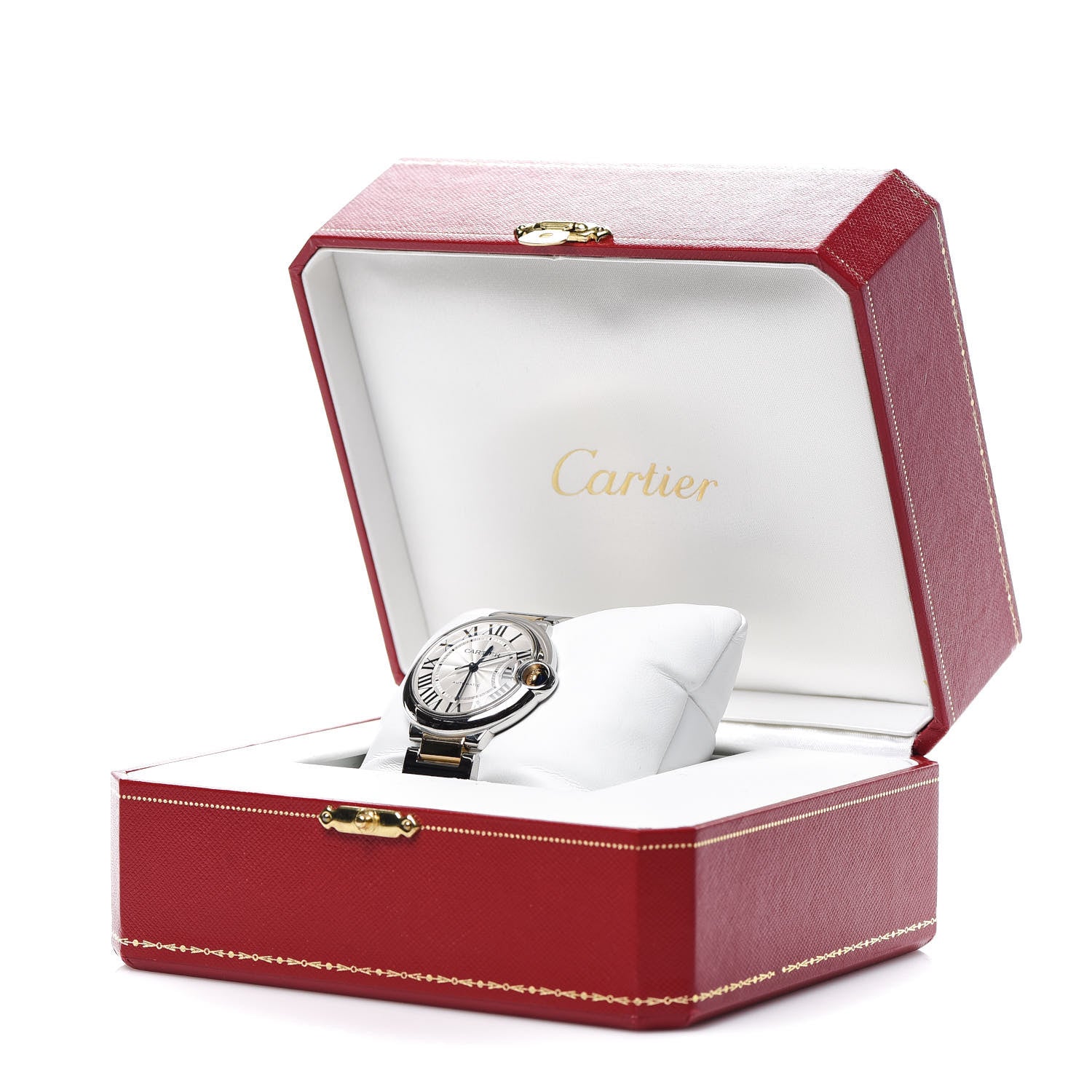 Cartier Stainless Steel 18K Yellow Gold 36mm Ballon Bleu De Automatic Watch 12 of 12