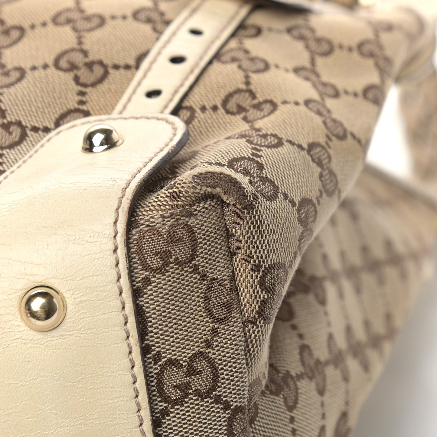 Monogram Medium Pelham Shoulder Bag Off White