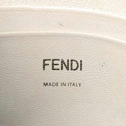 Fendi Nappa FF 1974 Embossed Mini Baguette White 6 of 13