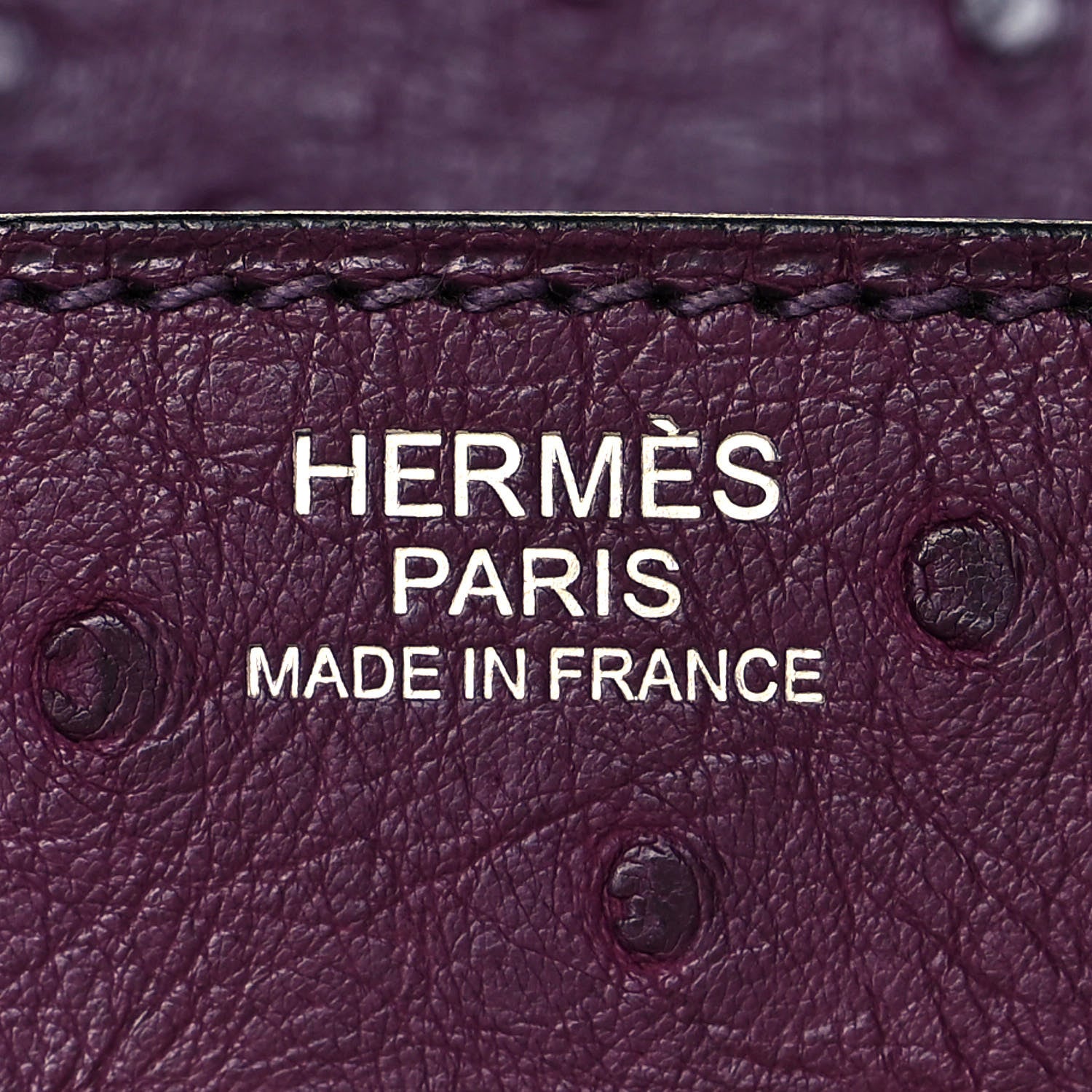 Hermes Ostrich Birkin 30 Violine 20 of 31