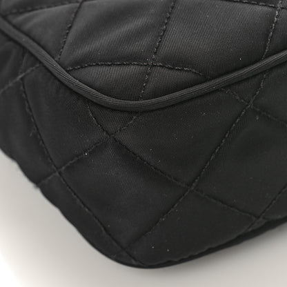 Prada Nylon Tessuto Impuntu Quilted Bandoliera Crossbody Bag Black 7 of 9