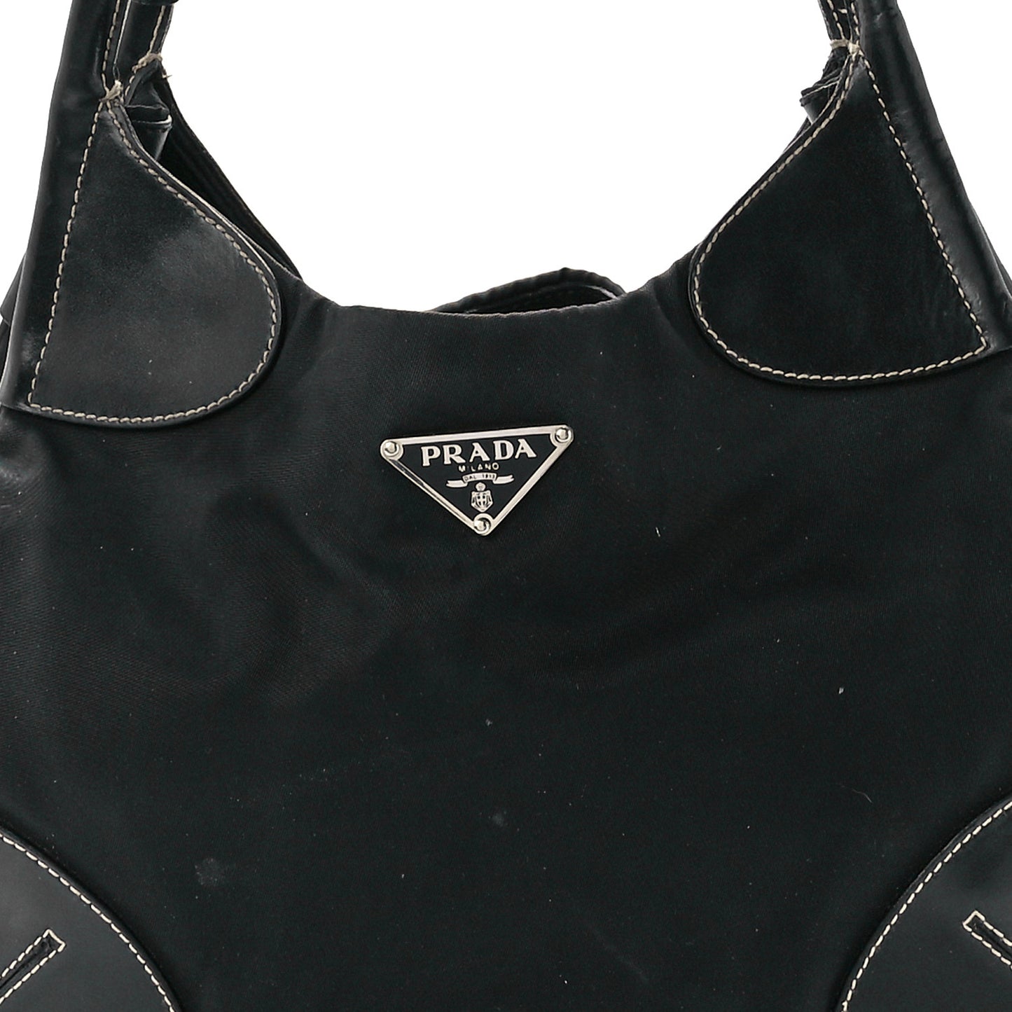 Tessuto Light Nylon Shoulder Bag Black