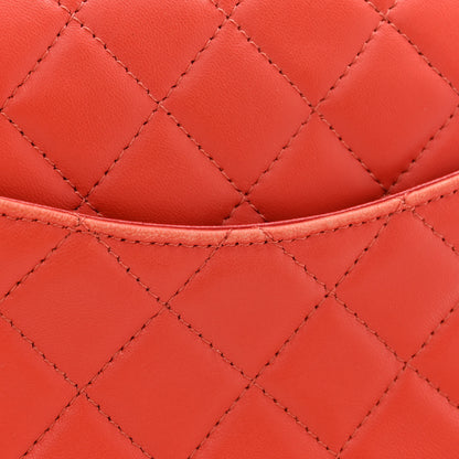 Chanel Lambskin Quilted Mini Rectangular Flap Red 11 of 12