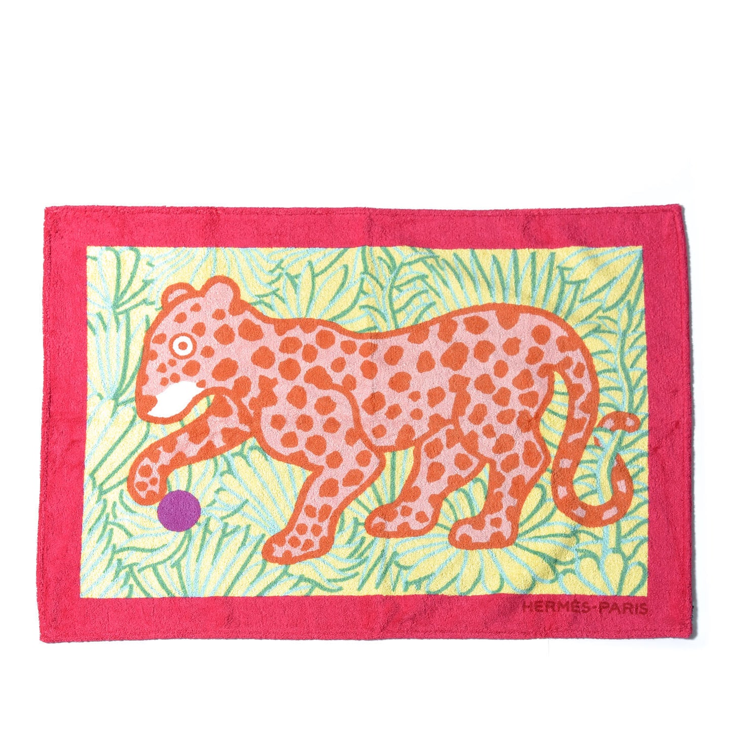 Cotton Terry Leopard Beach Towel