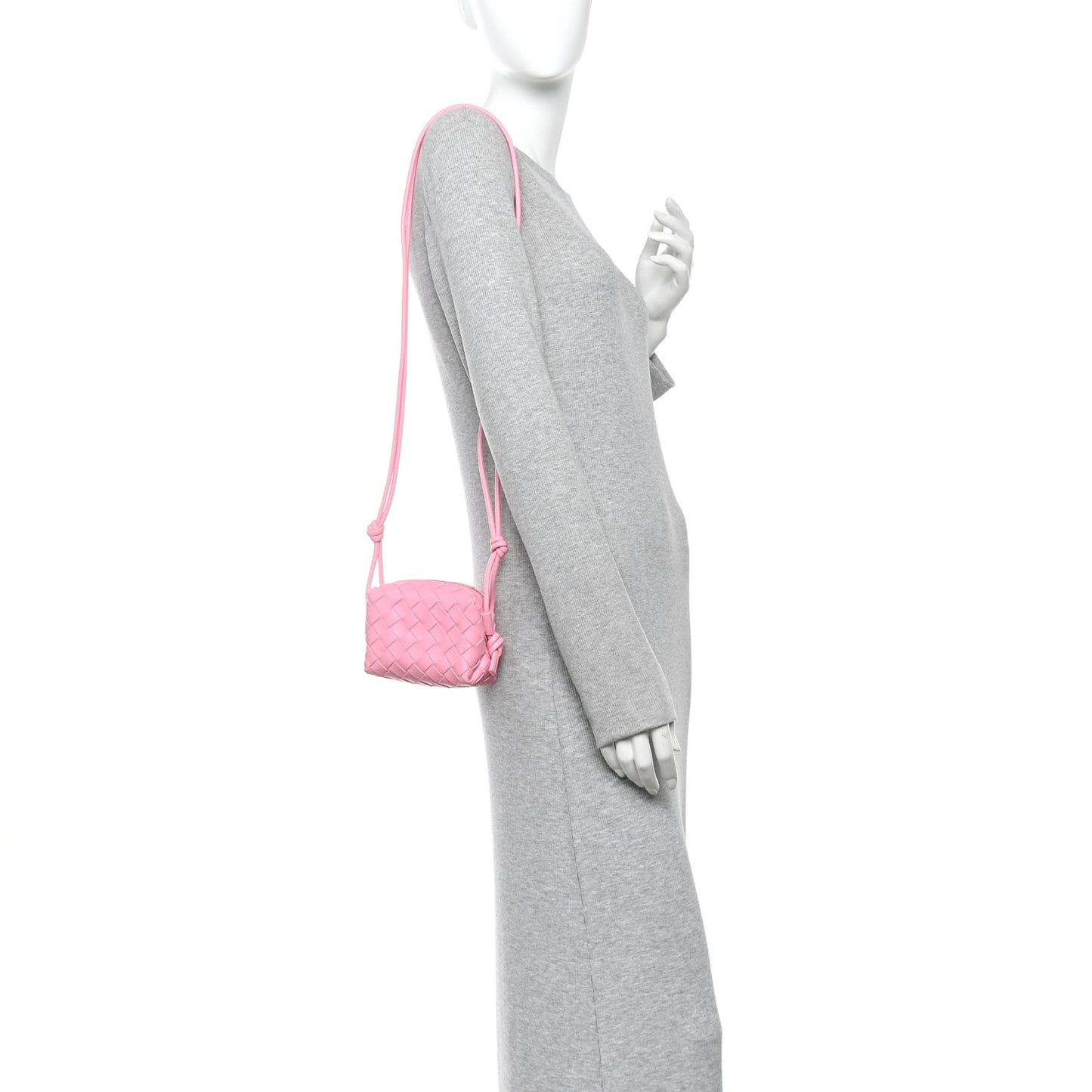 Nappa Intrecciato Candy Loop Camera Bag Ribbon