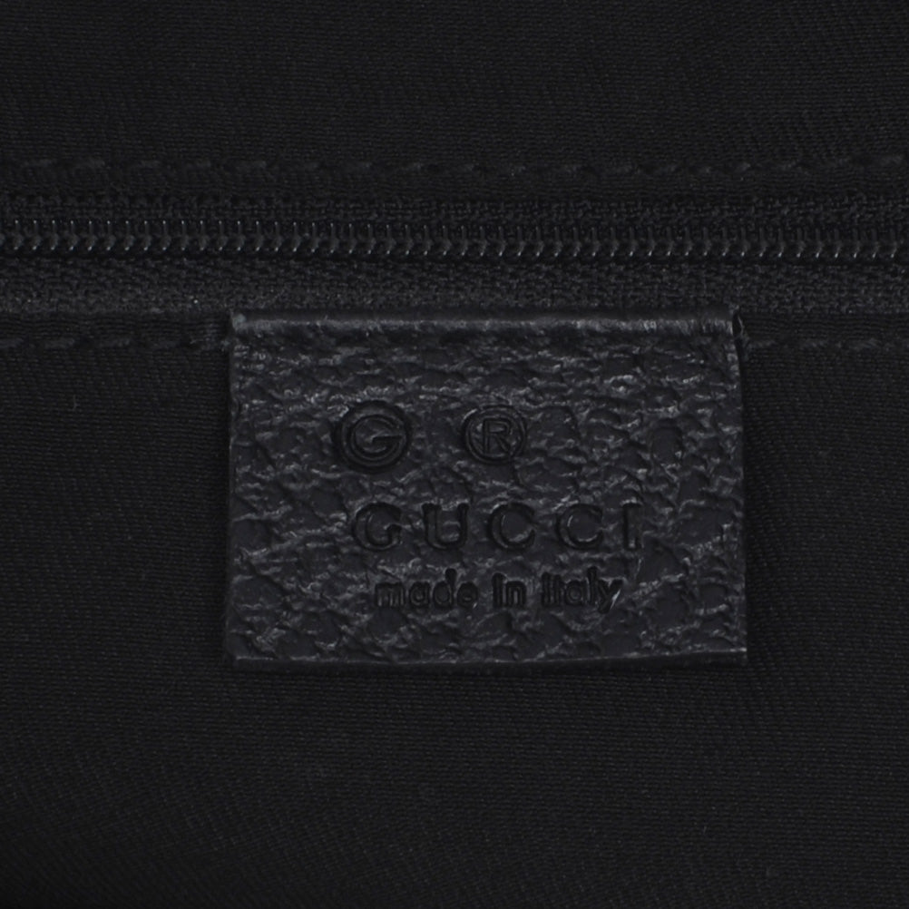 Gucci Denim Monogram Handbag Black 6 of 7