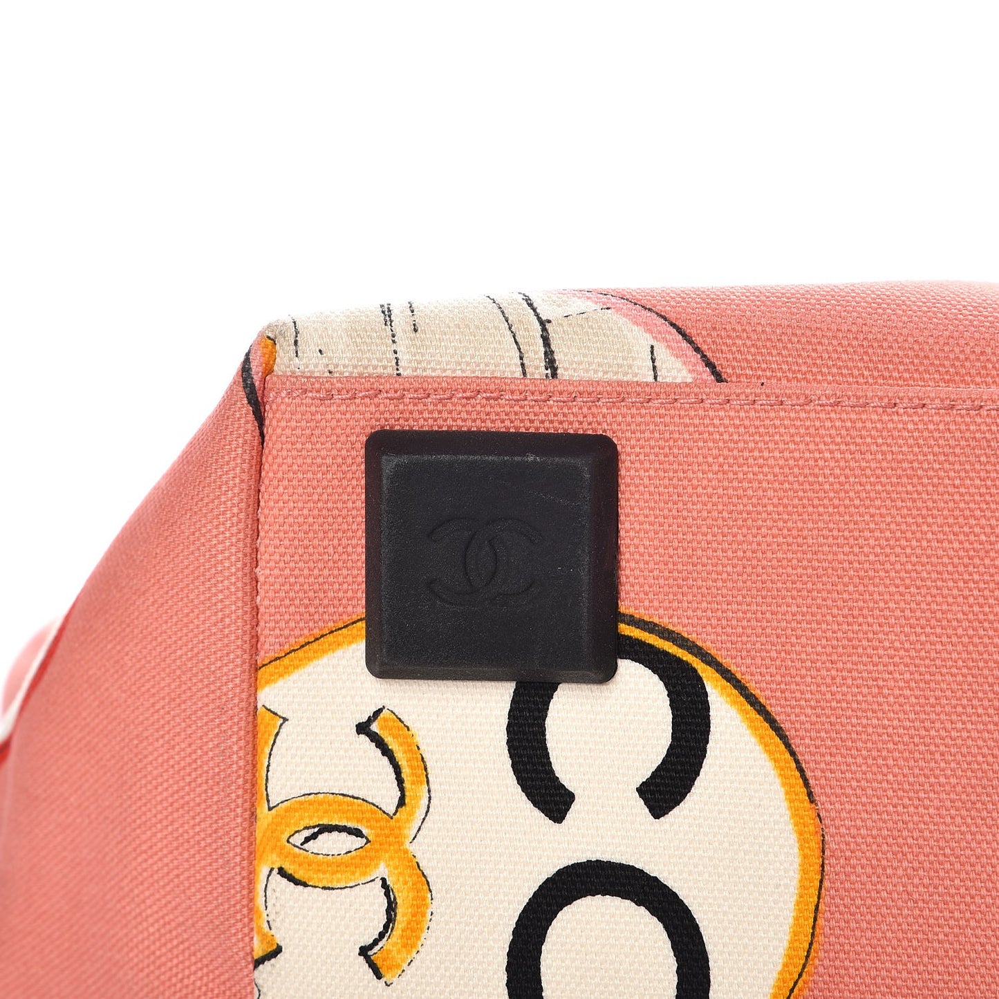 Canvas Coco Hearts Print Tote Multi