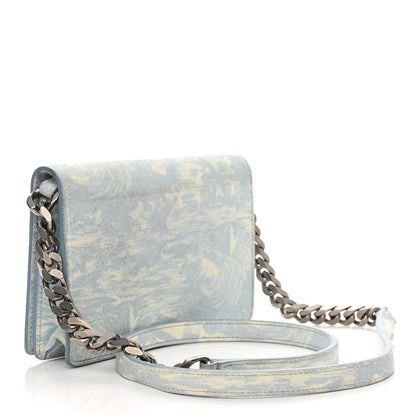 Off-White Suede Jitney 0.5 Waves Crossbody Bag Light Blue 3 of 12
