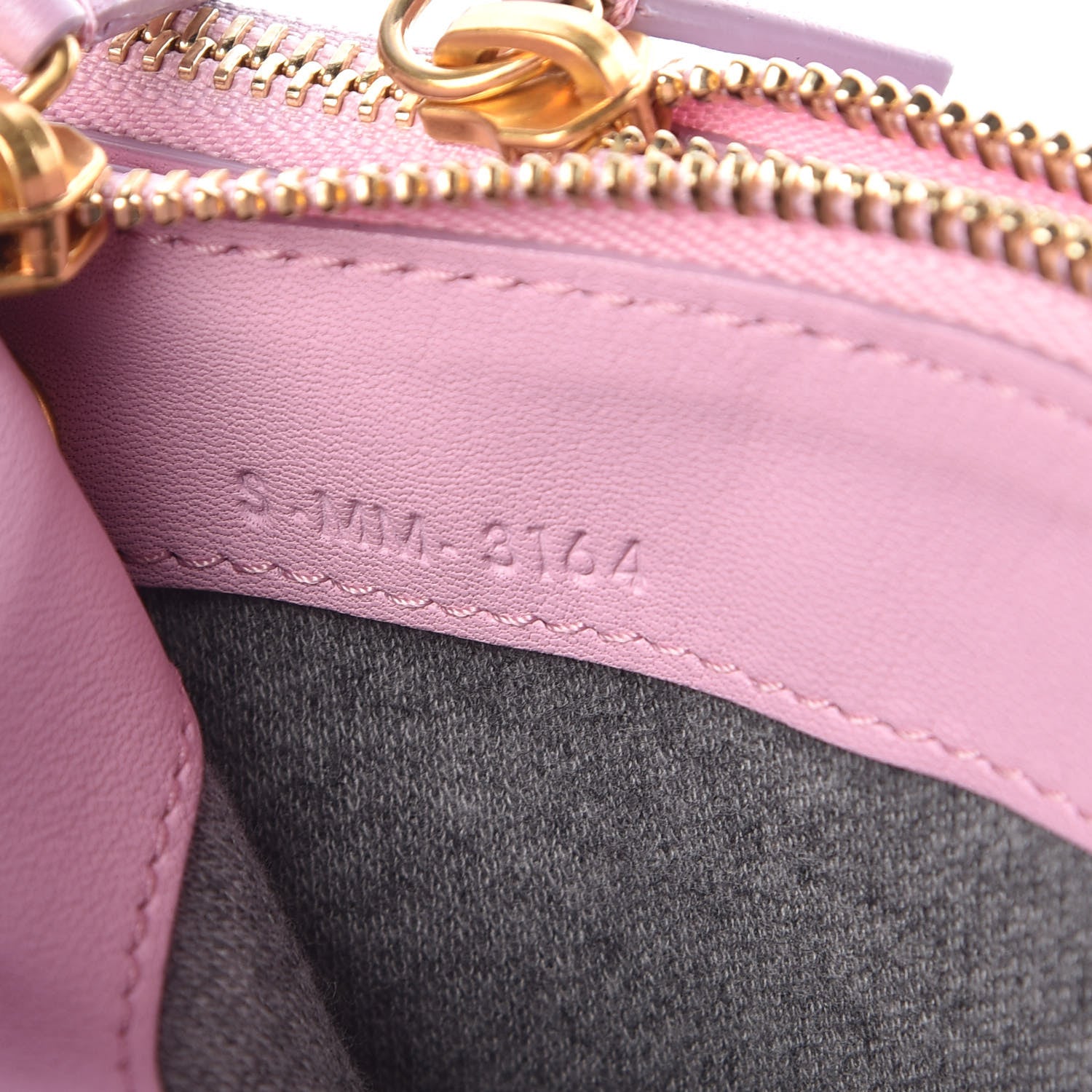Celine Lambskin Large Trio Crossbody Bag Pink 9 of 9