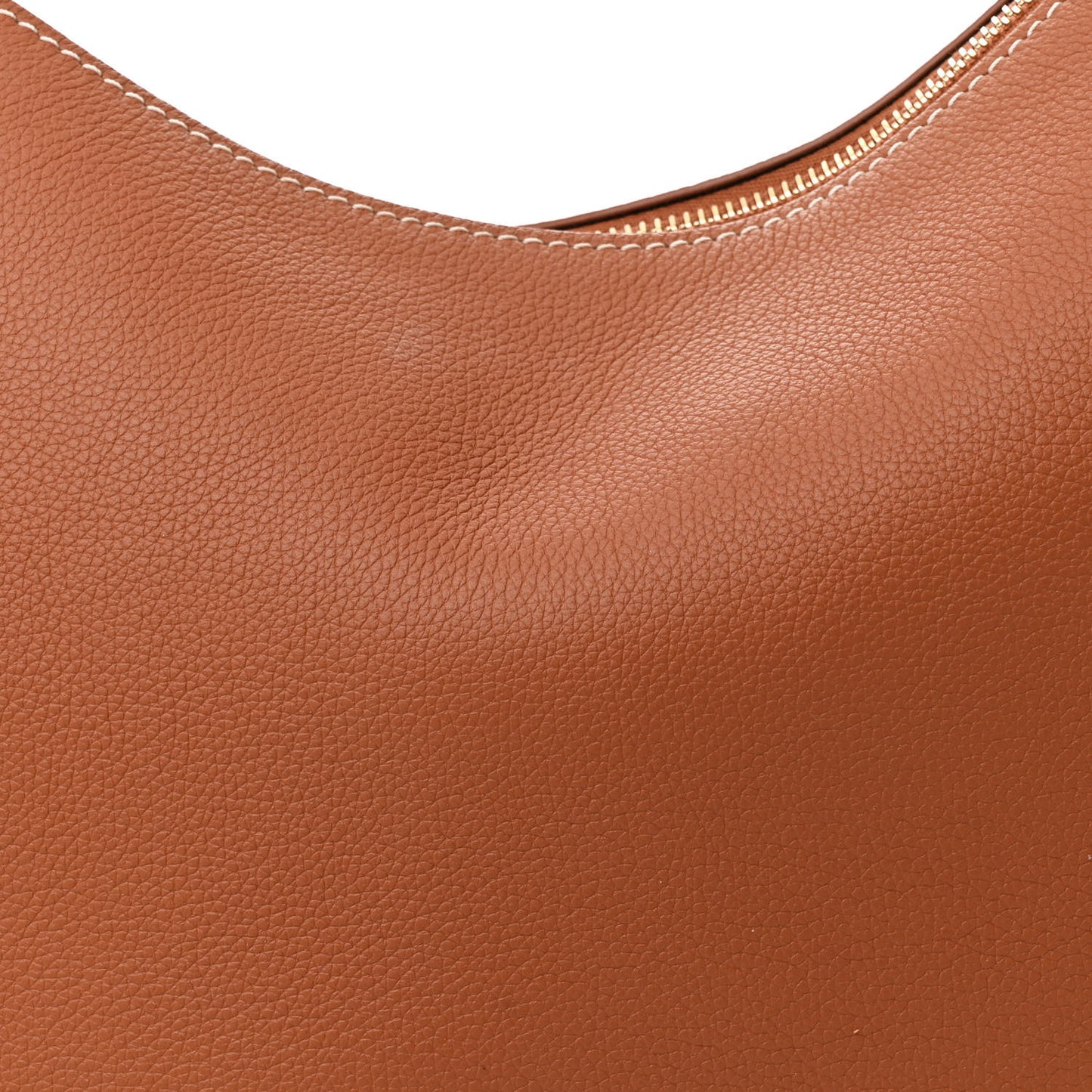 Calfskin Low Key Cookie MM Cognac