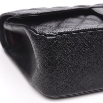 Chanel Caviar Quilted Jumbo Double Flap Black 8 of 11
