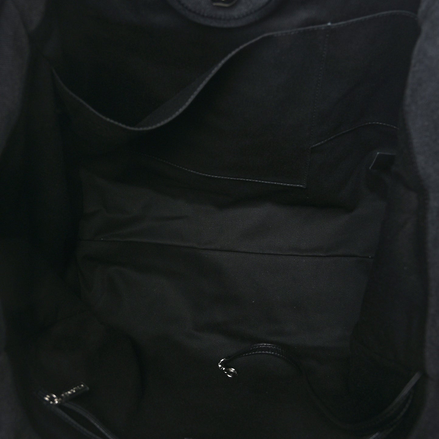 Canvas Sequin Medium Deauville Tote Charcoal