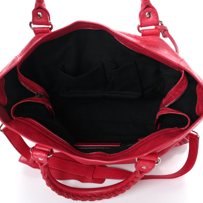 Balenciaga Agneau Giant 12 Silver Hardware City Rose Thulian 5 of 9
