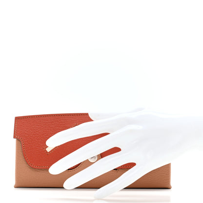 Hermes Chevre Mysore In-The-Loop Wink Glasses Case Quebracho Cuivre Menthe Bleu Brume Naturel 2 of 8