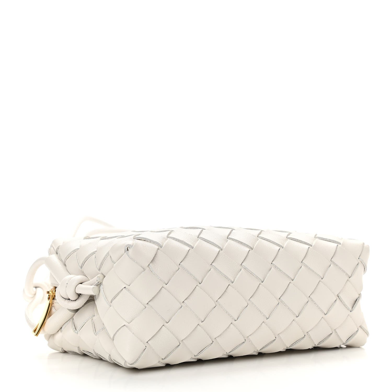 Bottega Veneta Nappa Intrecciato Mini Loop Camera Bag White 4 of 9