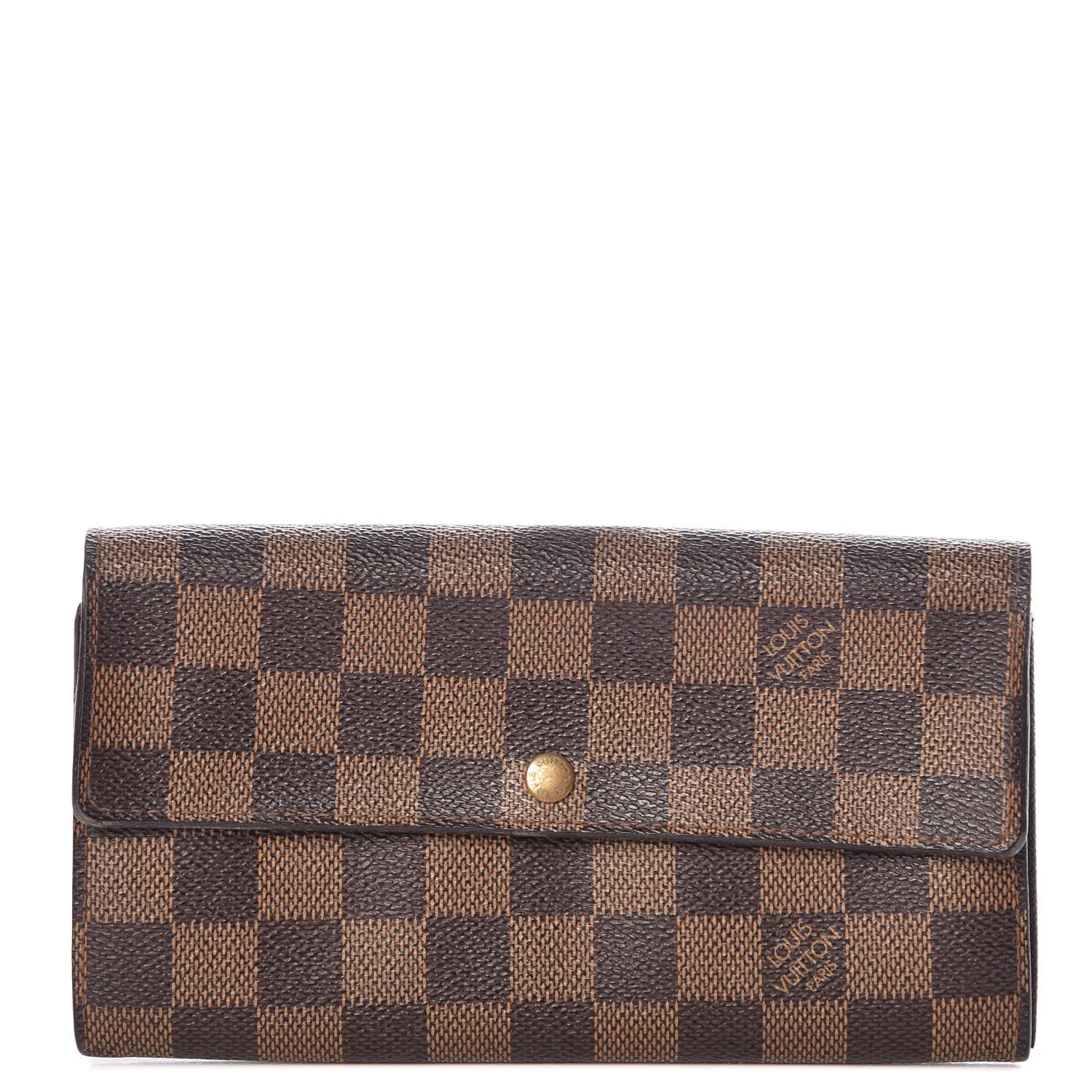 Louis Vuitton Damier Ebene Sarah Wallet 1 of 11