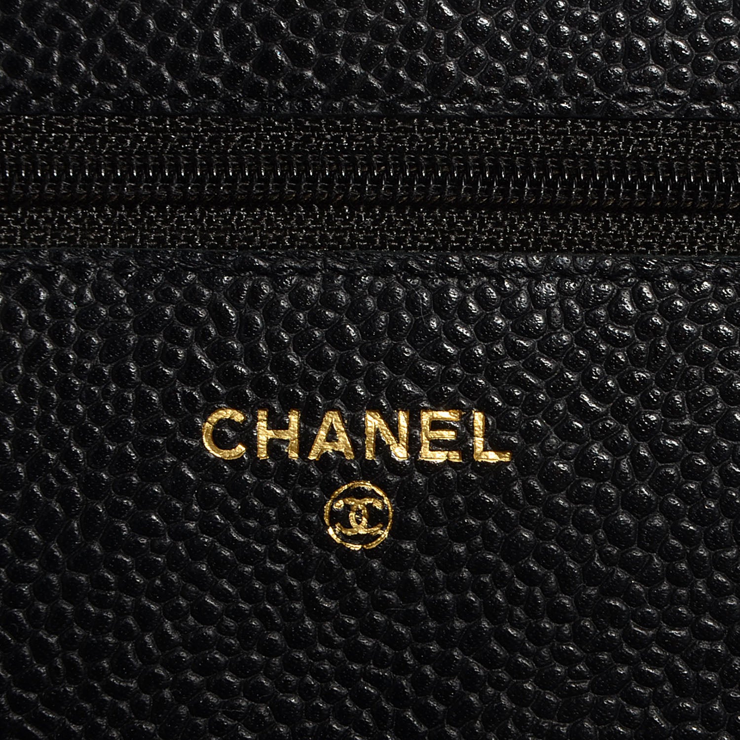 Chanel Caviar Quilted Wallet On Chain WOC Black 6 of 9