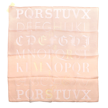 Hermes Mousseline Silk Alphabet Scarf 70 1 of 3