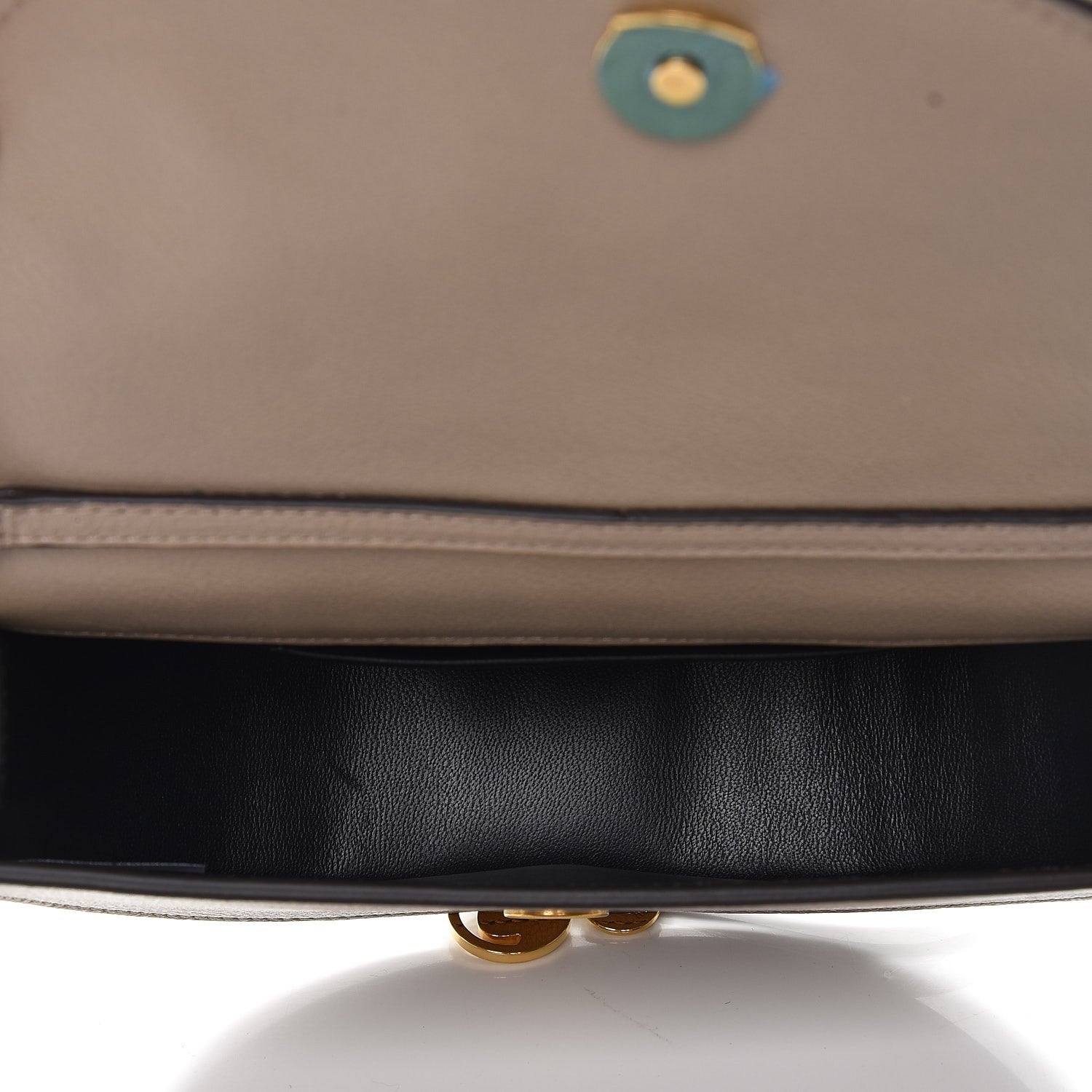 Chloe Calfskin Small Nile Bracelet Minaudiere Bag Motty Grey 6 of 9
