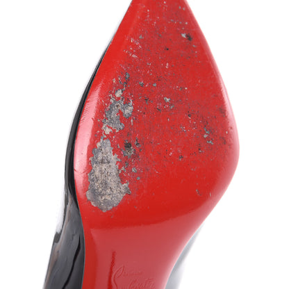 Christian Louboutin Patent Pigalle Follies 70 Pumps 38 Black 8 of 12