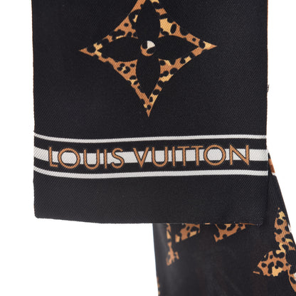 Louis Vuitton Silk Monogram Giant Jungle Bandeau Black 5 of 5