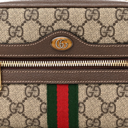 Gucci GG Supreme Monogram Web Small Ophidia Belt Bag 95 38 Dark Brown 8 of 10