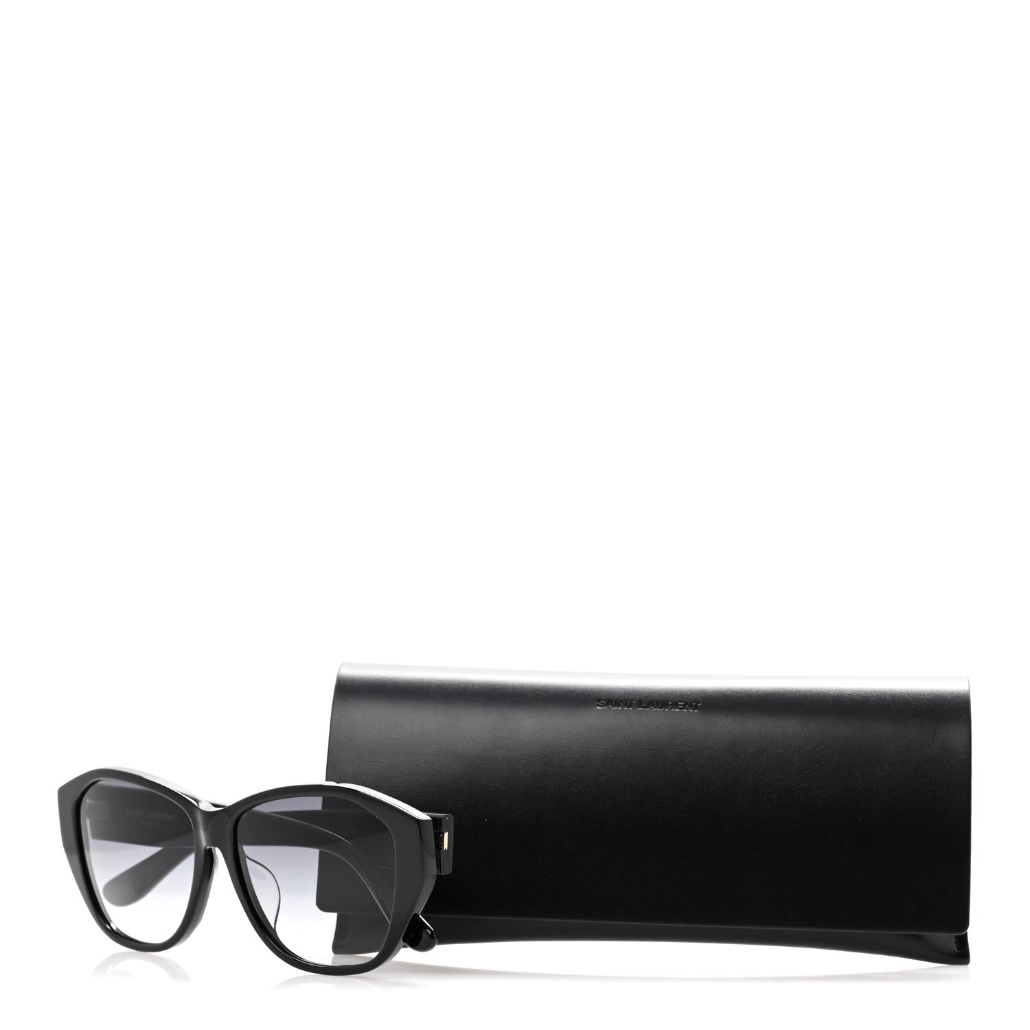 Saint Laurent Acetate Sunglasses SL M8/F  Black 8 of 8