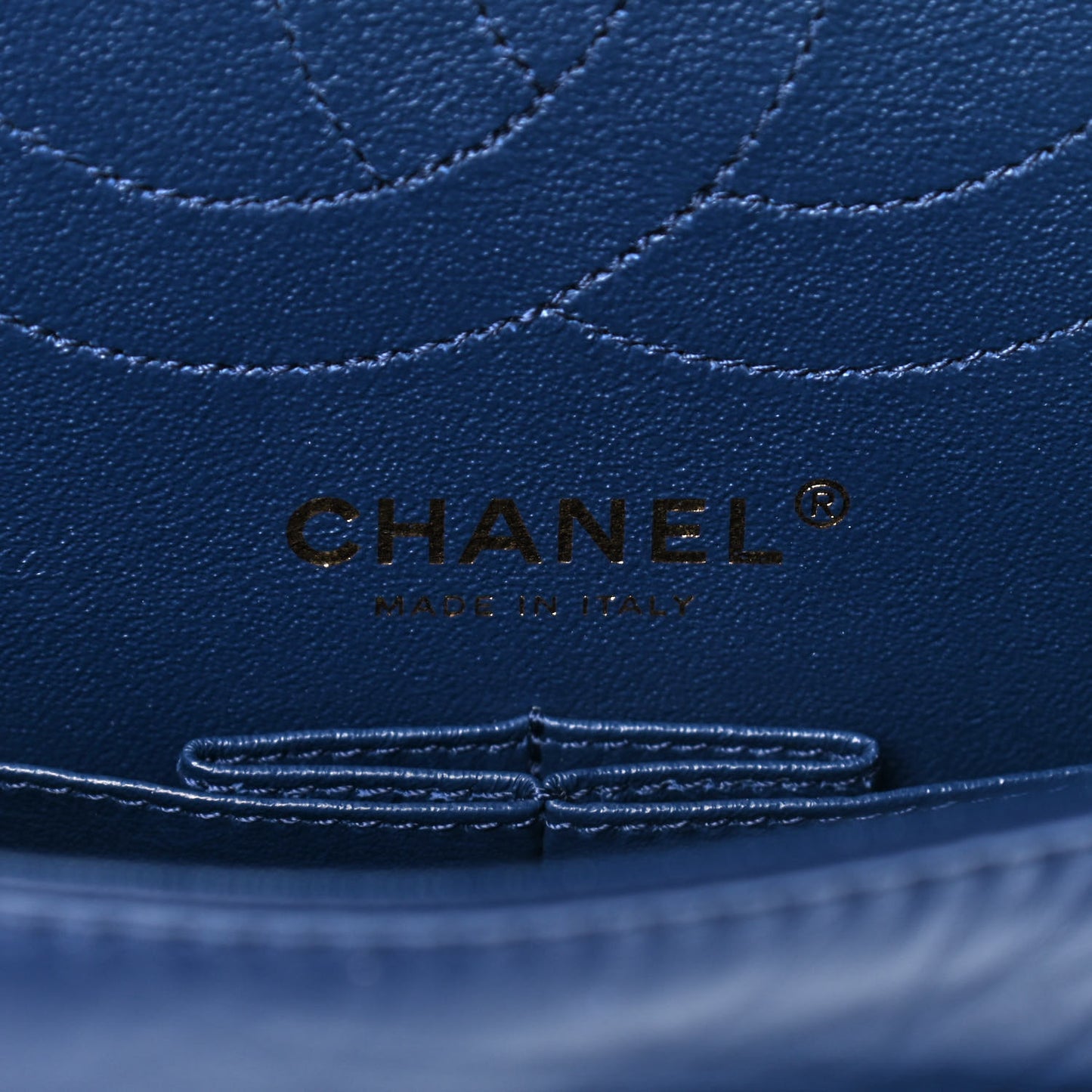 Aged Calfskin Quilted 2.55 Reissue 225 Flap Navy