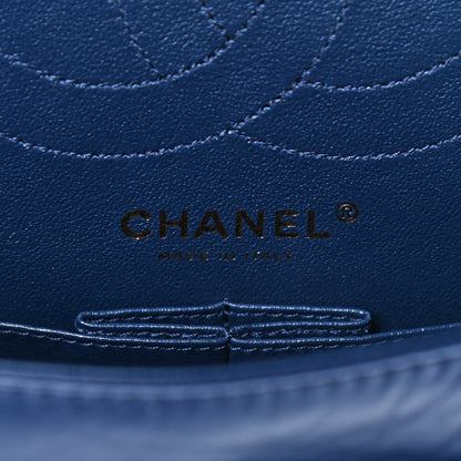 Chanel Aged Calfskin Quilted 2.55 Reissue 225 Flap Navy 6 of 13