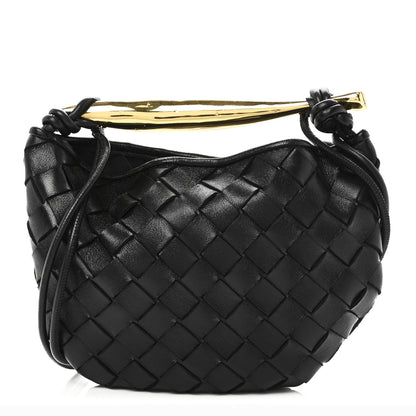 Bottega Veneta Nappa Intrecciato Mini Sardine Bag Black 1 of 9