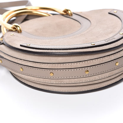 Chloe Calfskin Suede Small Pixie Bag Motty Grey 10 of 14