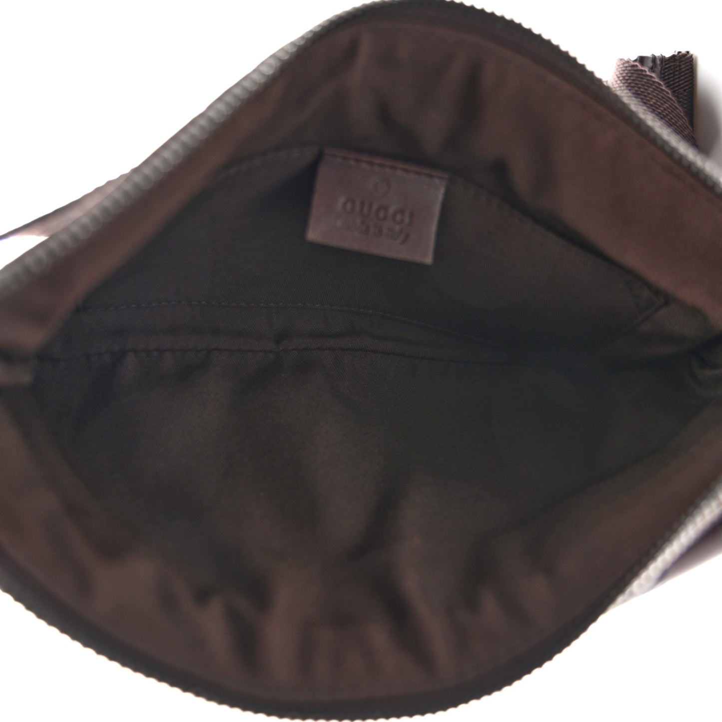 Guccissima Waist Belt Bag Dark Brown