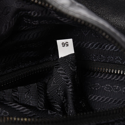 Prada Soft Calfskin Day Backpack Black 7 of 10