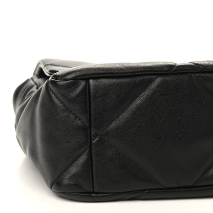 Chanel Lambskin Quilted Large Chanel 19 Flap Black 8 of 9