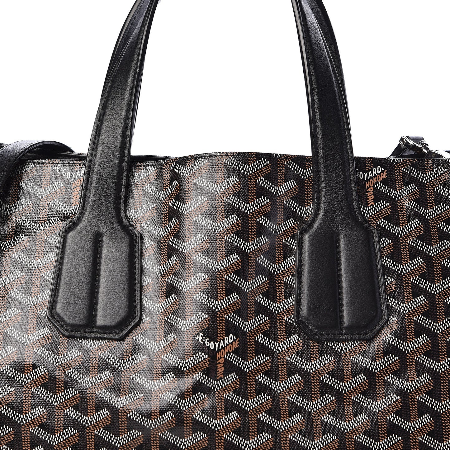 Goyardine Voltaire Tote Black