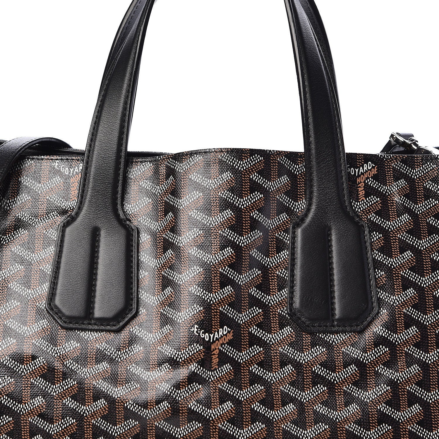 Goyard Goyardine Voltaire Tote Black 9 of 12