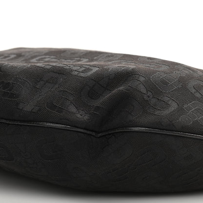 Gucci Canvas Horsebit Glam Hobo Black 9 of 10