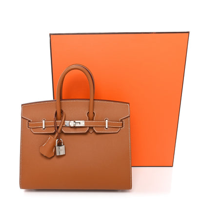 Hermes Epsom Birkin Sellier 25 Gold 11 of 11