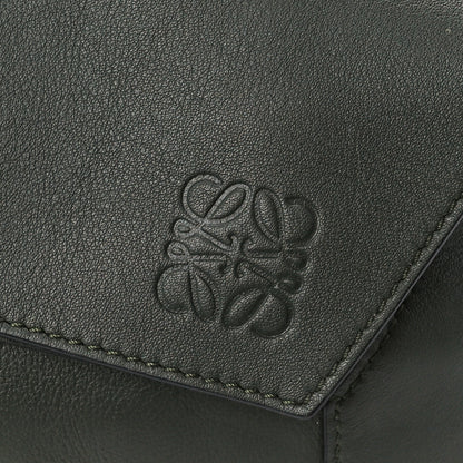 Loewe Calfskin Puzzle Hobo Army Green 7 of 10