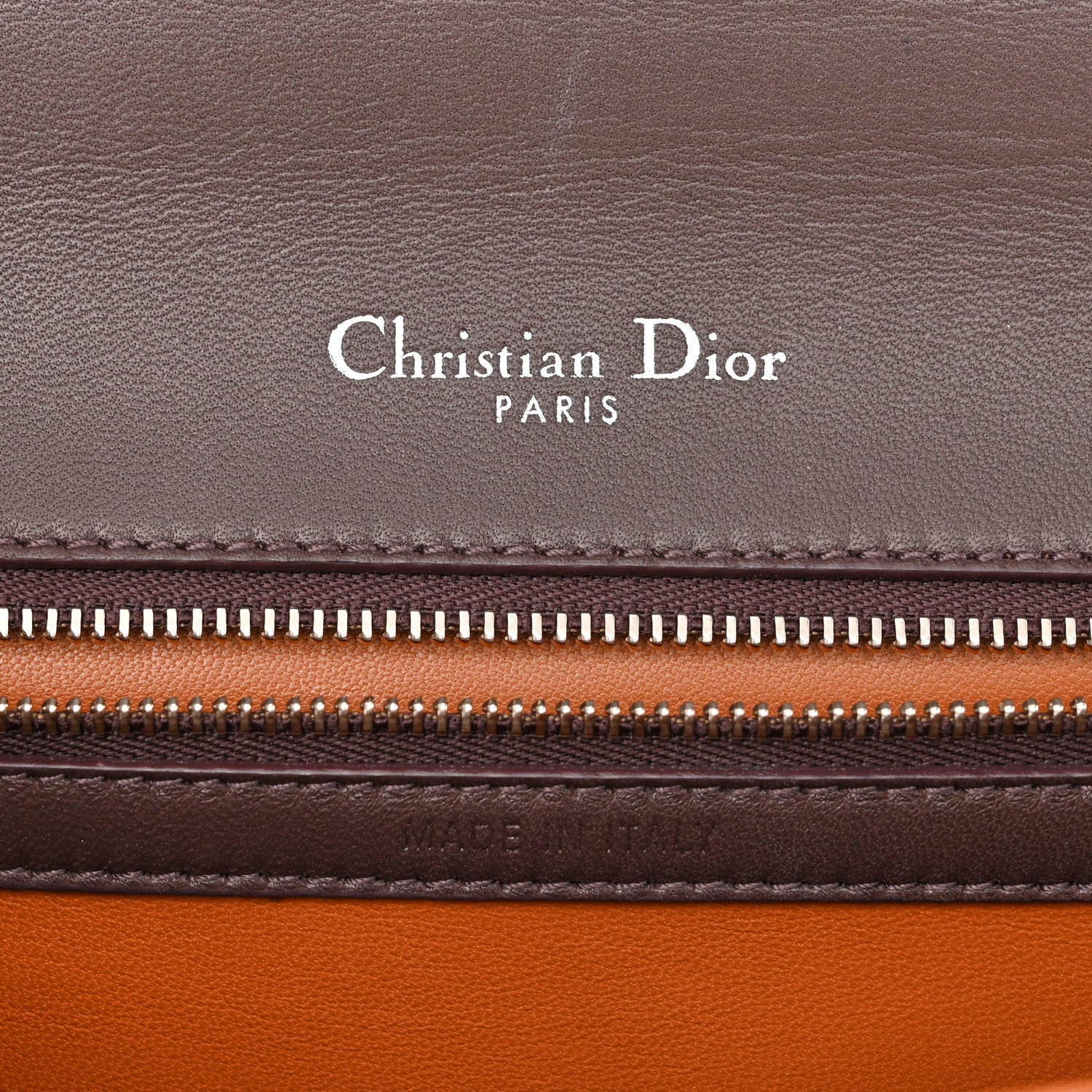 Christian Dior Calfskin Lambskin Paradise Medium Diorama Flap Bag Burgundy Multicolor 6 of 16