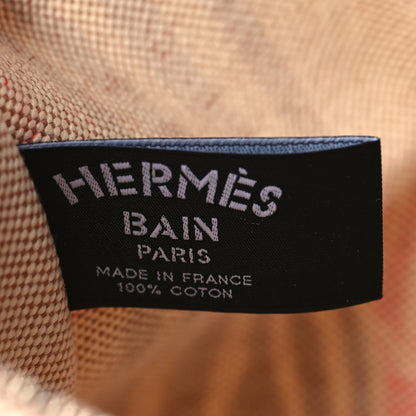 Hermes H Canvas Le Bel Oasis Case Marine Terracotta 6 of 8
