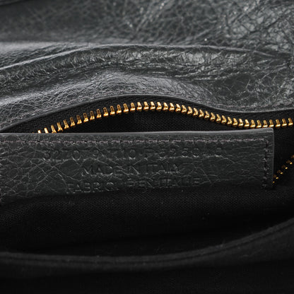 Balenciaga Agneau Giant 12 Gold Hardware Envelope Strap Clutch Gris Fossile 7 of 7