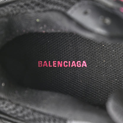 Balenciaga Mesh Rubber Bi-Color Womens Track Sneakers 39 Black Neon Pink 7 of 8