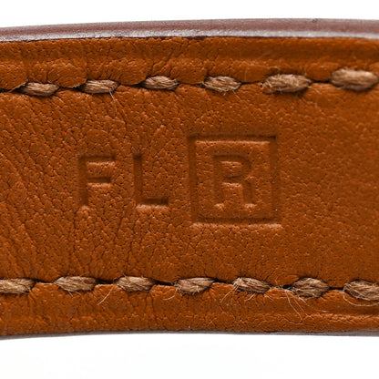 Hermes Epsom Rivale Double Tour Bracelet M Orange 4 of 5