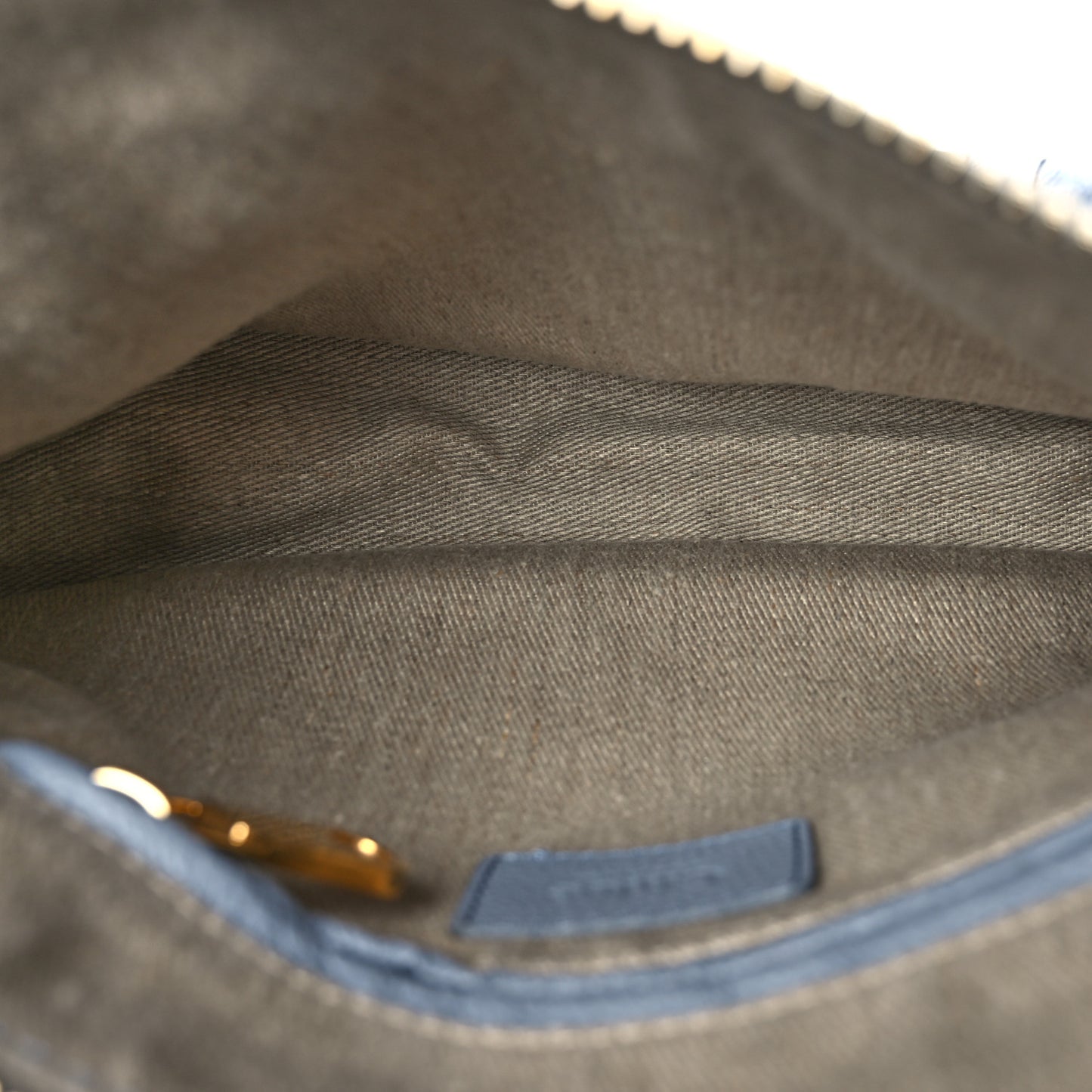 Calfskin Small Marcie Satchel Faded Blue