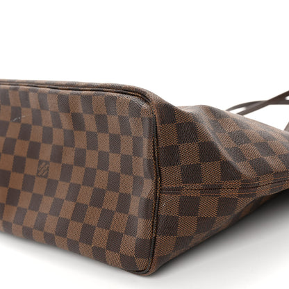 Louis Vuitton Damier Ebene Neo Neverfull MM Rose Ballerine 9 of 11
