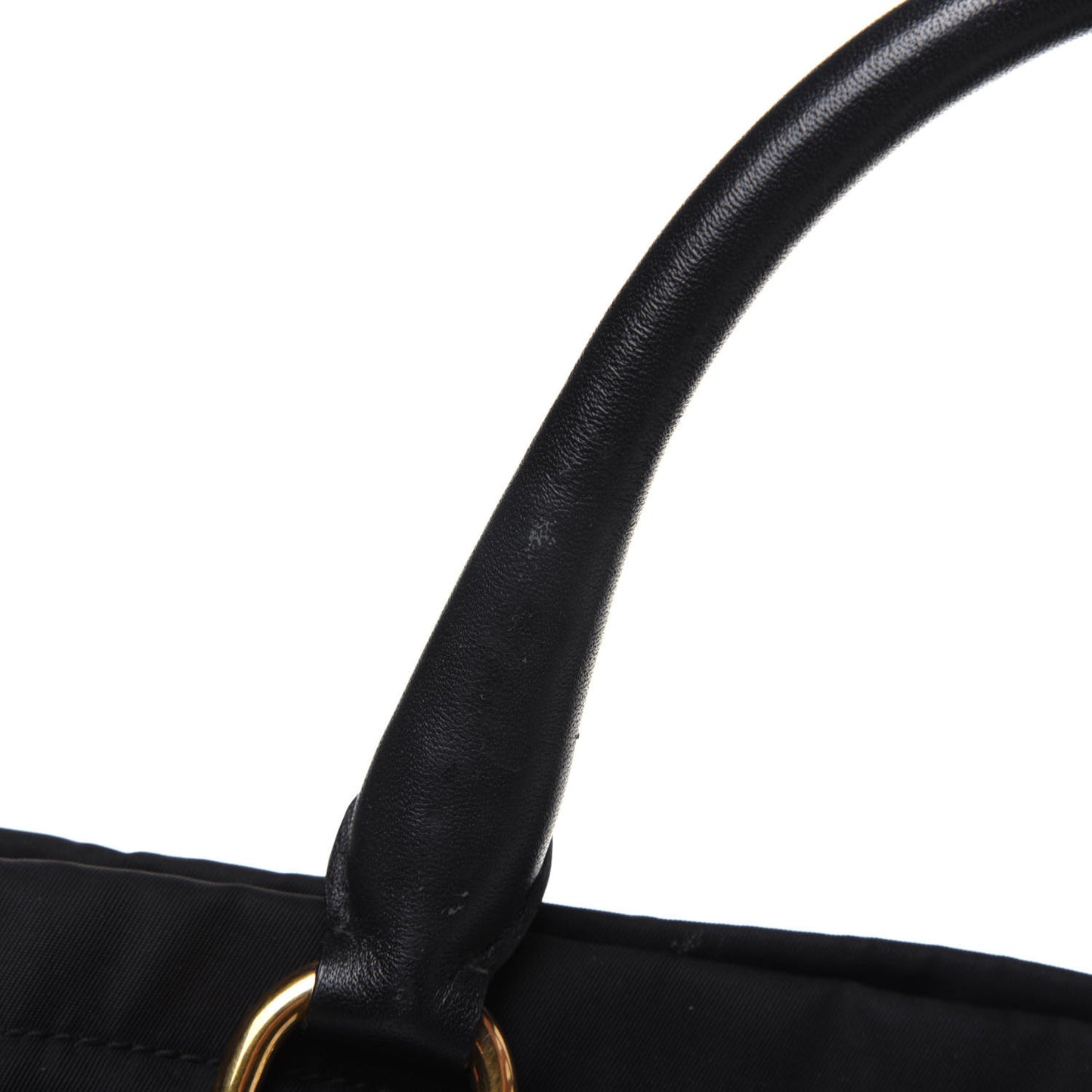 Tessuto Nylon Soft Calf Tote Black