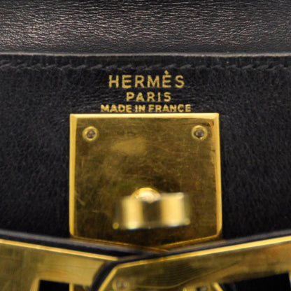 Hermes Box Kelly 28 Black 8 of 9