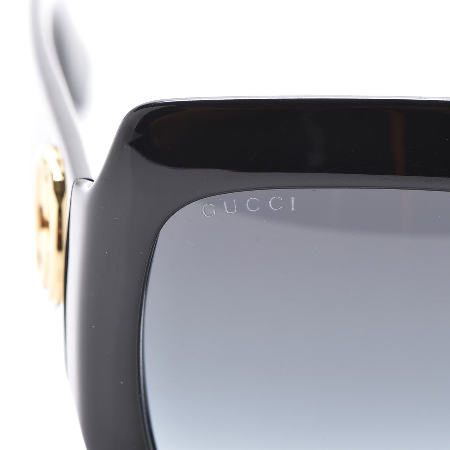 Acetate Square Frame Sunglasses GG0053S Black