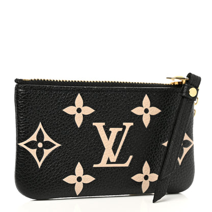Louis Vuitton Empreinte Monogram Giant Key Pouch Black Beige 3 of 8